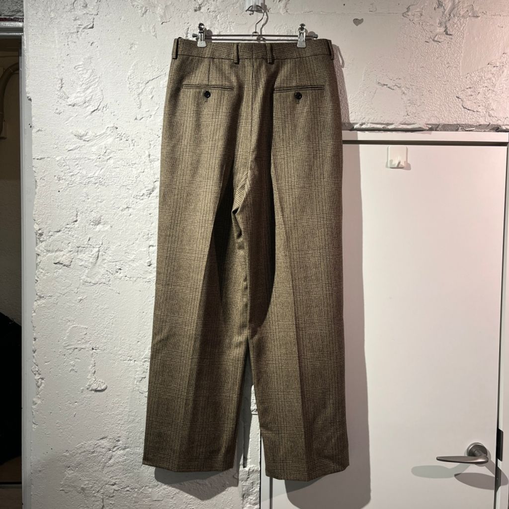 CELINE セリーヌ 21AW Skate Pants Prince Of Wales Check Wool