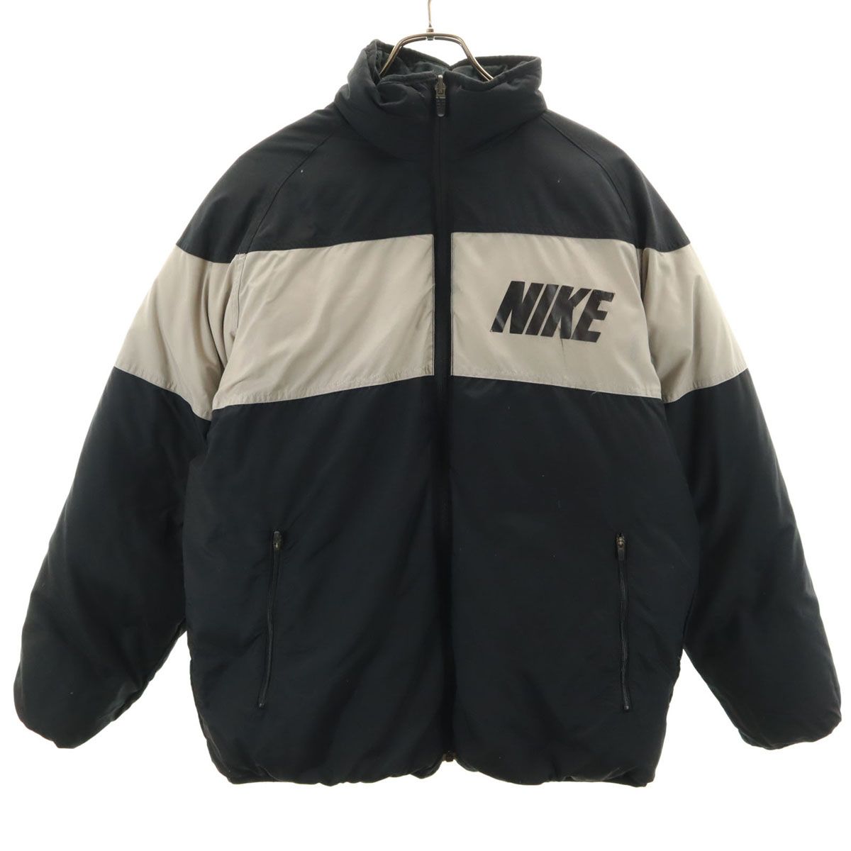 NIKE ナイキ リバーシブル ダウンジャケット ブラック H63 W) ナイキ