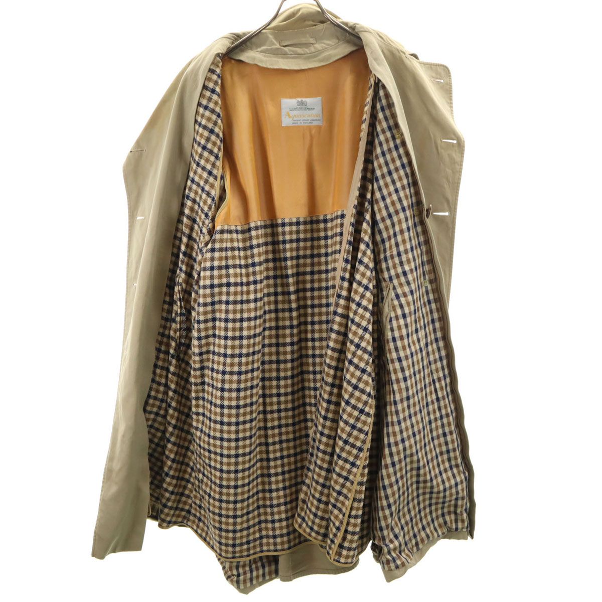 Aquascutum アクアスキュータム 70s 80s イングランド製 ヴィンテージ