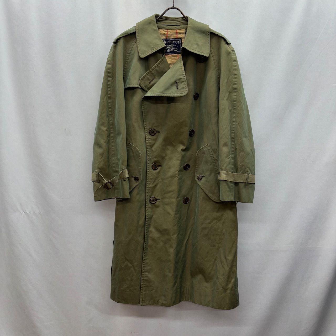 お値下げ❗️ バーバリー トレンチコート　Burberrys 玉虫 90s Burberrys trenchcoat バーバリー トレンチコート 玉虫 三陽商会 b