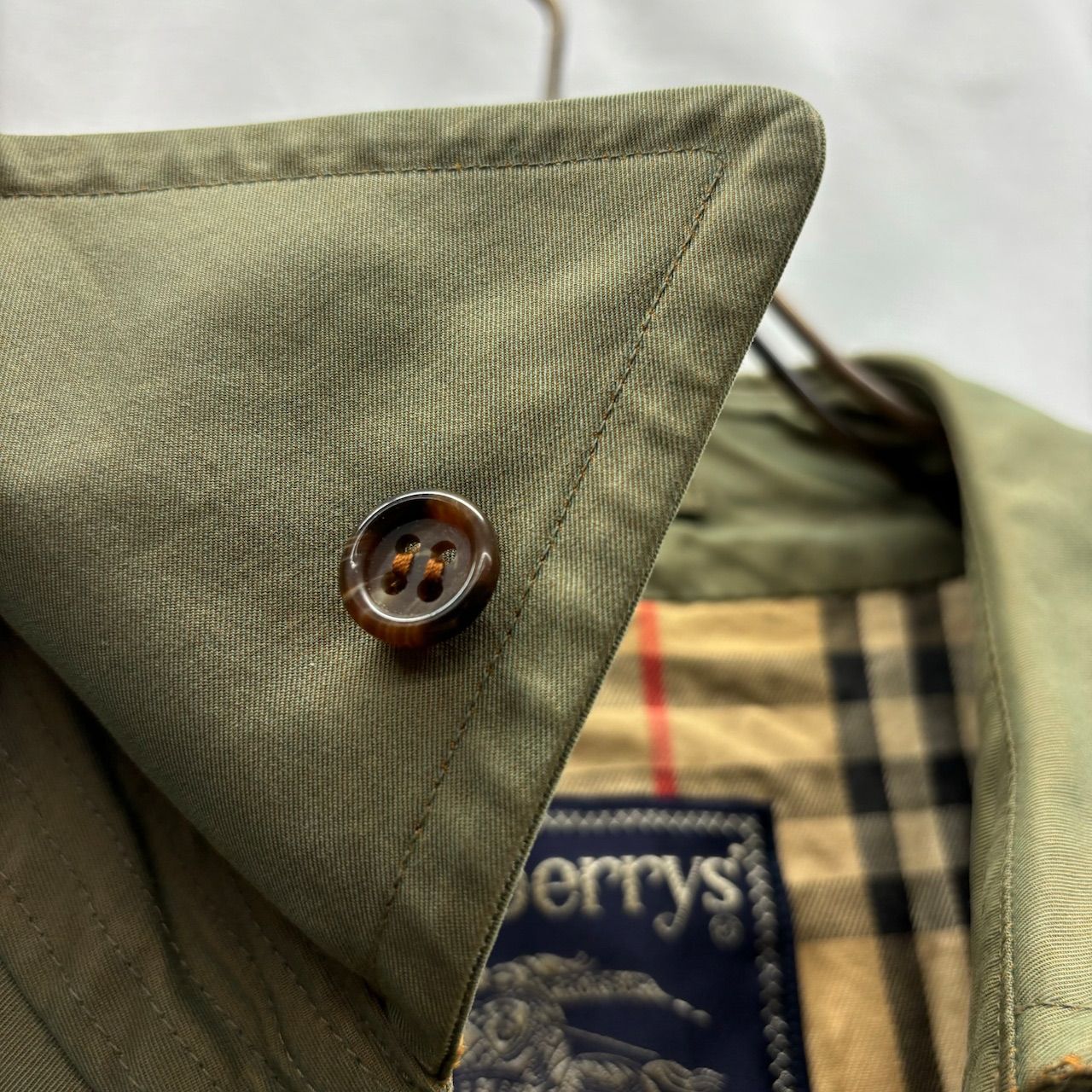 90s Burberrys trenchcoat バーバリー トレンチコート 玉虫 三陽商会 b