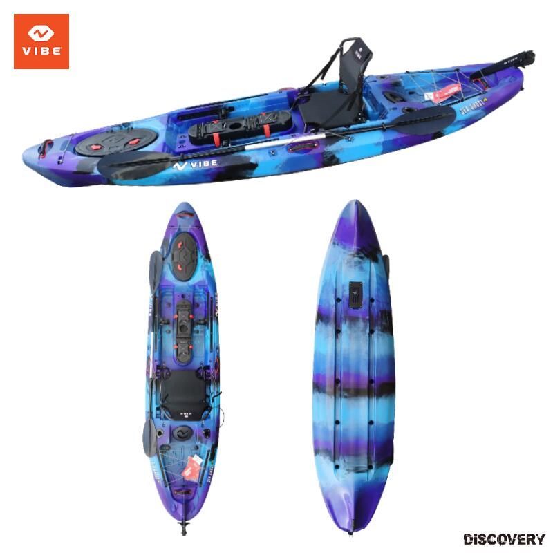 VIBE フィッシングカヤック SeaGhost110 ラダー付き 1人乗りカヤック 
