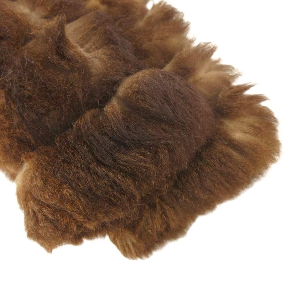 ランブルトン RAMBULTON ファーコート M 毛皮 ラムファー ショート丈