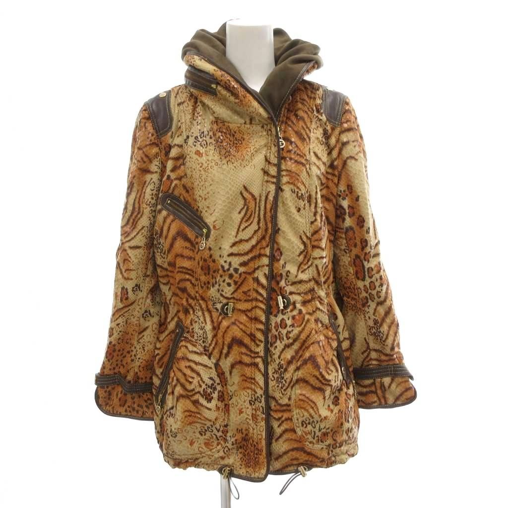 イタリヤ 伊太利屋 中綿ジャケット 11 ジップアップ アニマル柄