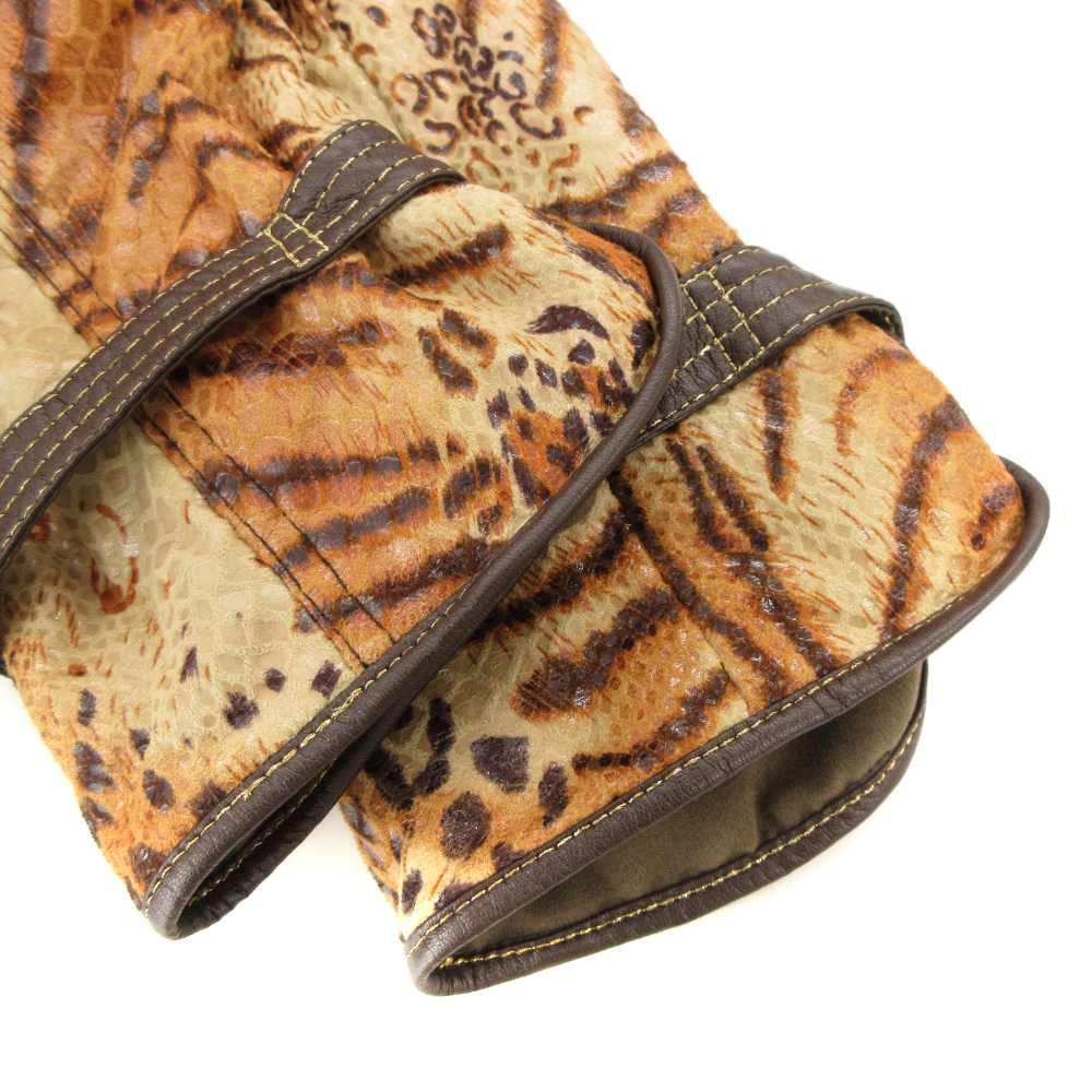 イタリヤ 伊太利屋 中綿ジャケット 11 ジップアップ アニマル柄
