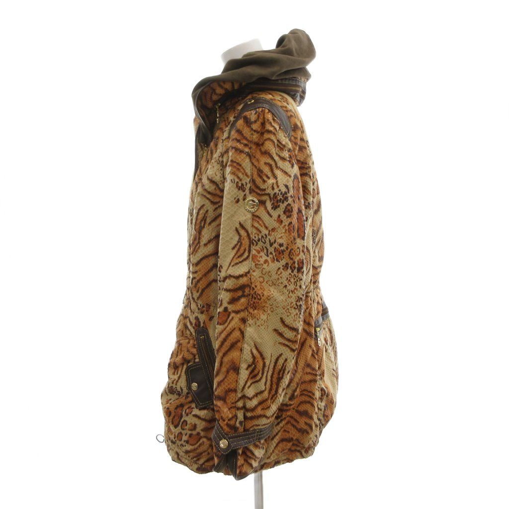 イタリヤ 伊太利屋 中綿ジャケット 11 ジップアップ アニマル柄