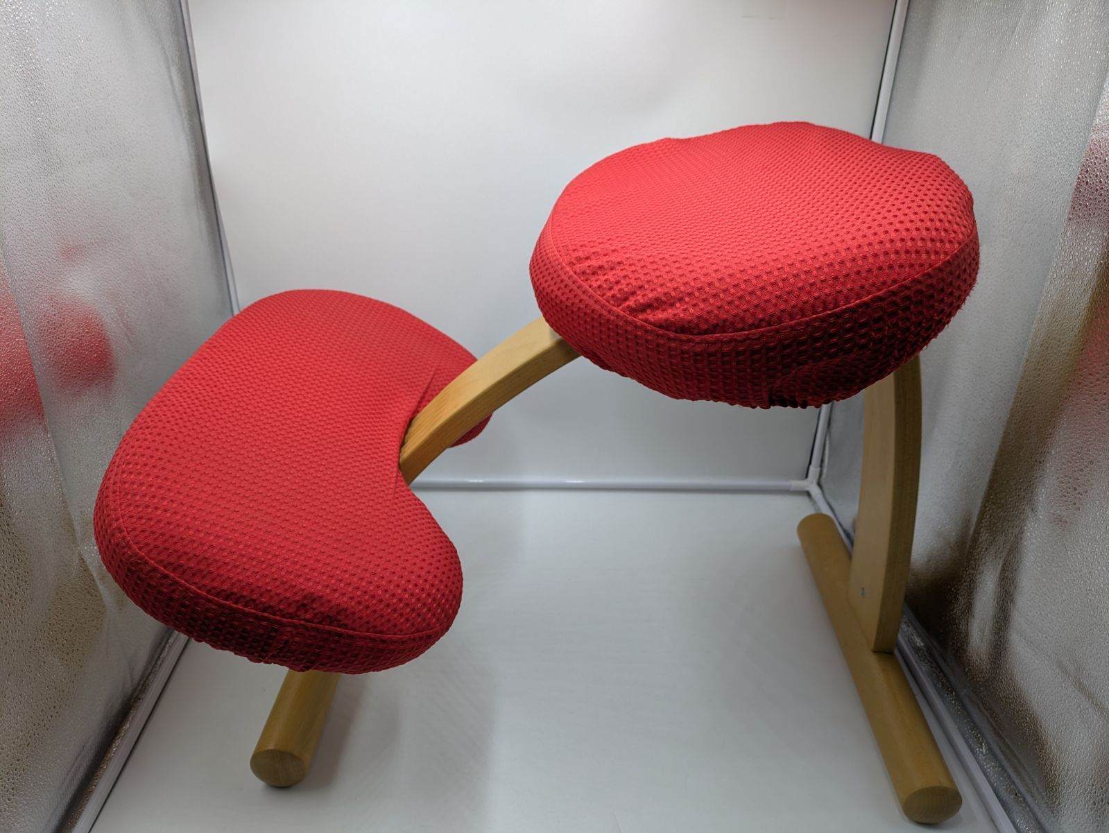 リボ 美品 RYBO バランス チェア イージー balans Easy レッド (M886