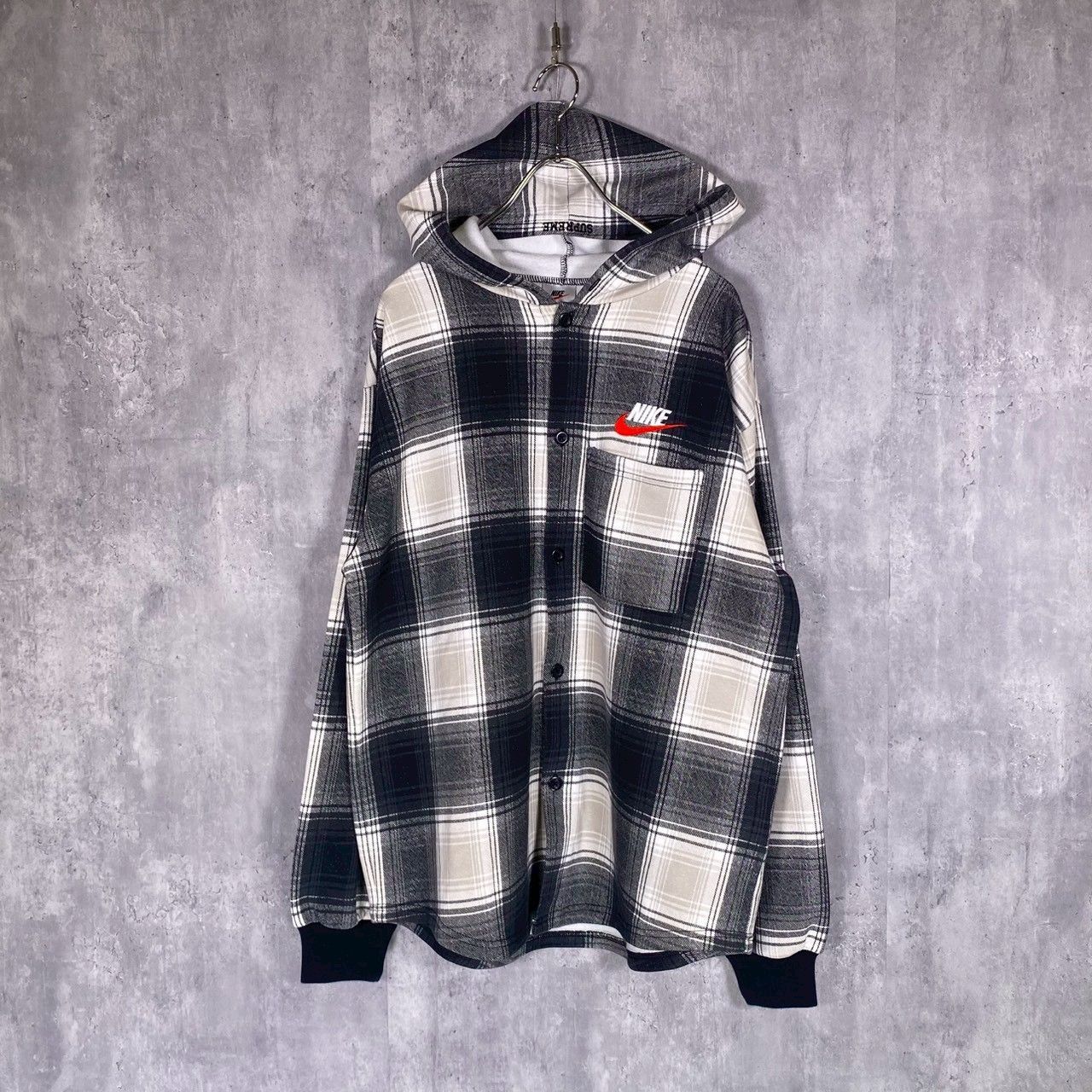 SUPREME×NIKE』シュプリーム×ナイキ (M) Supreme 18AW × NIKE Plaid 