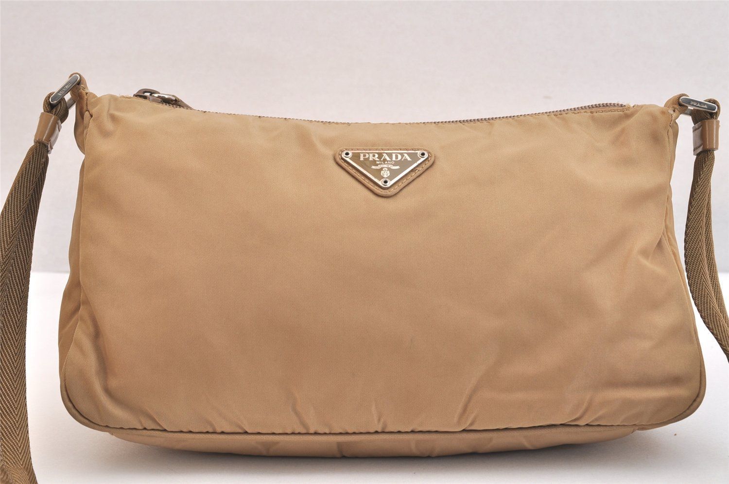 PRADA プラダ ヴィンテージ ナイロン レザー ショルダークロスボディー