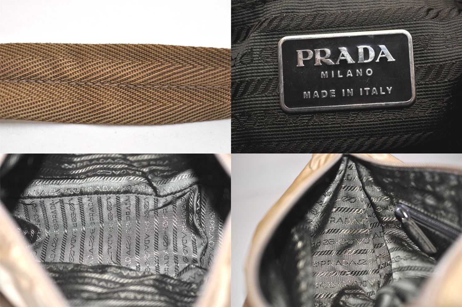 PRADA プラダ ヴィンテージ ナイロン レザー ショルダークロスボディー