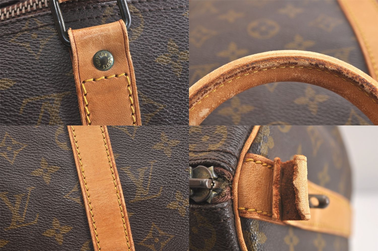 LOUIS VUITTON ルイヴィトン モノグラム キーポル バンドリエール 50