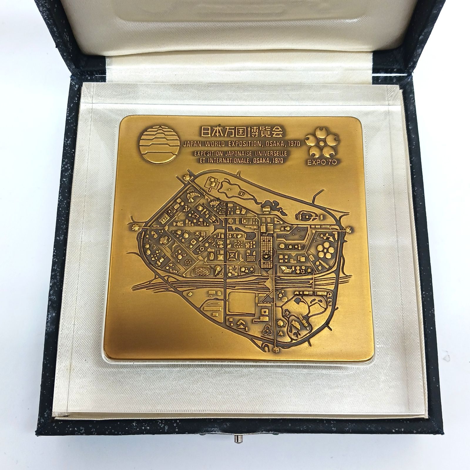 EXPO'70 エキスポ70 大阪日本万博博覧会 記念プレート 尚工舎 開場図