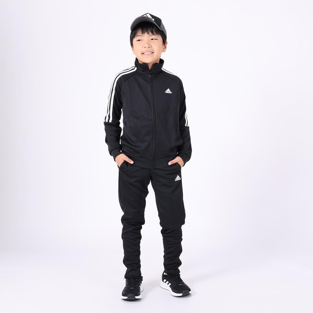 ジャージ上下セット キッズSERENO TRACKSUITS [Top:ブラック/ホワイト