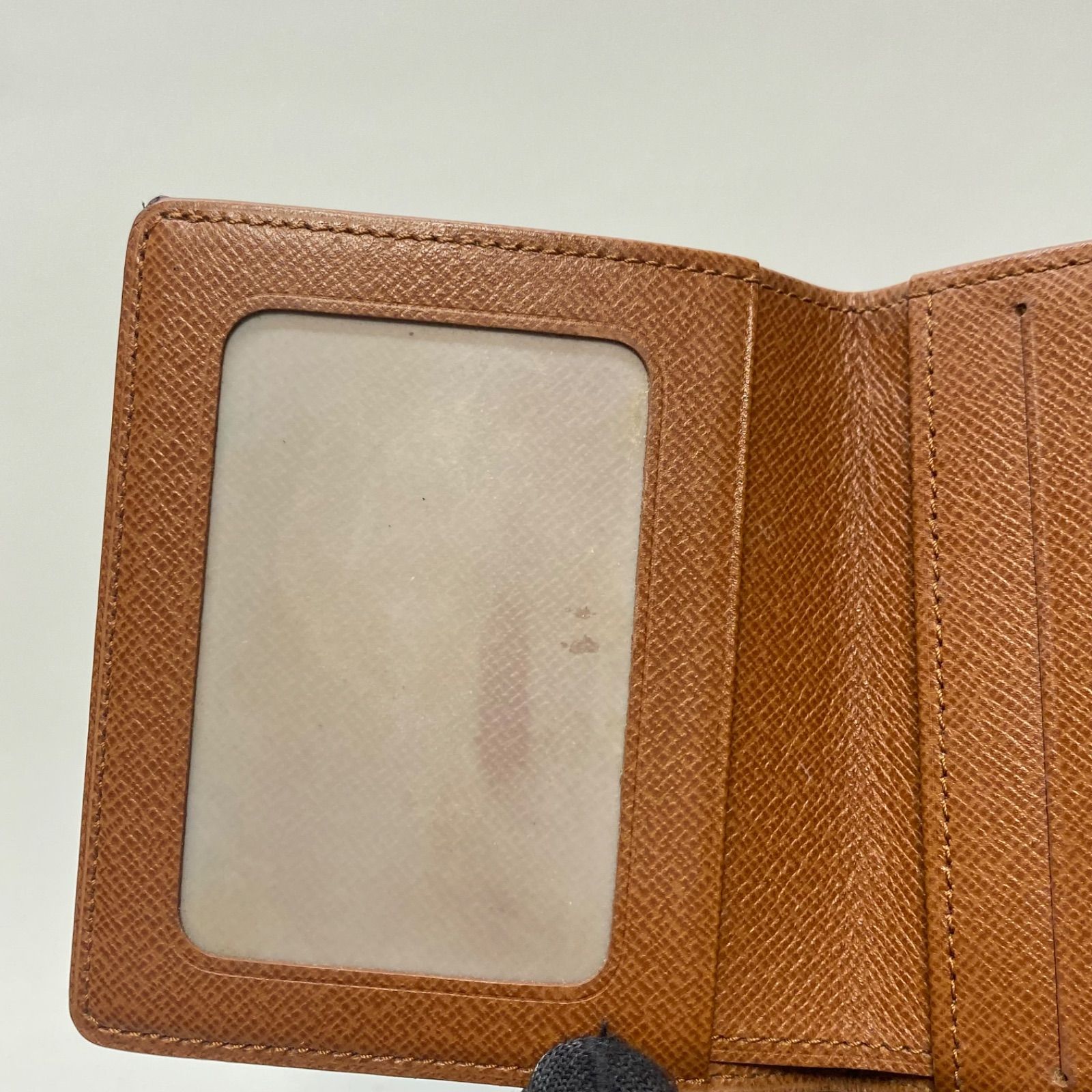 3384 LOUIS VUITTON ルイヴィトン モノグラム 二つ折り財布 パスケース