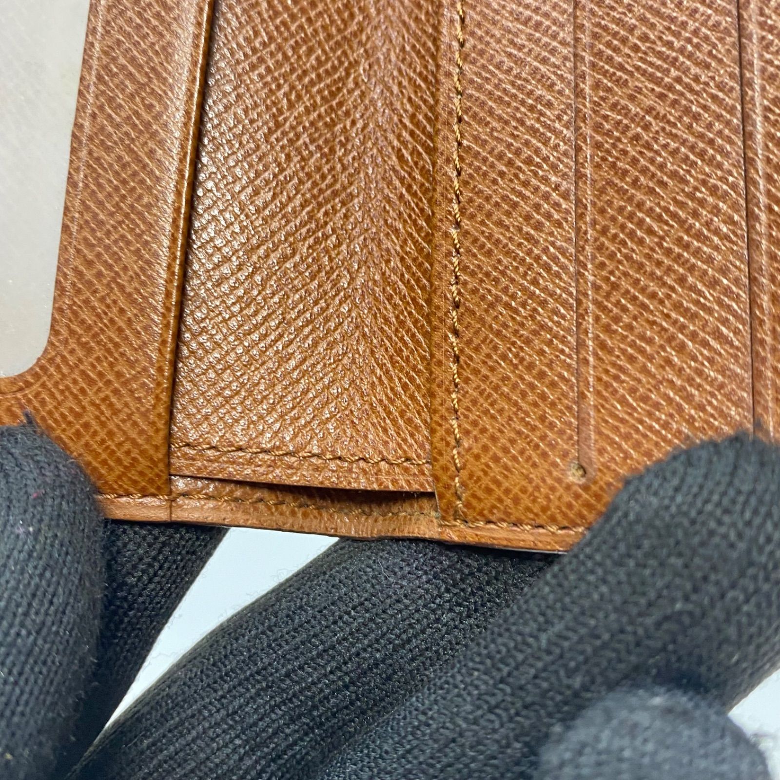 3384 LOUIS VUITTON ルイヴィトン モノグラム 二つ折り財布 パスケース