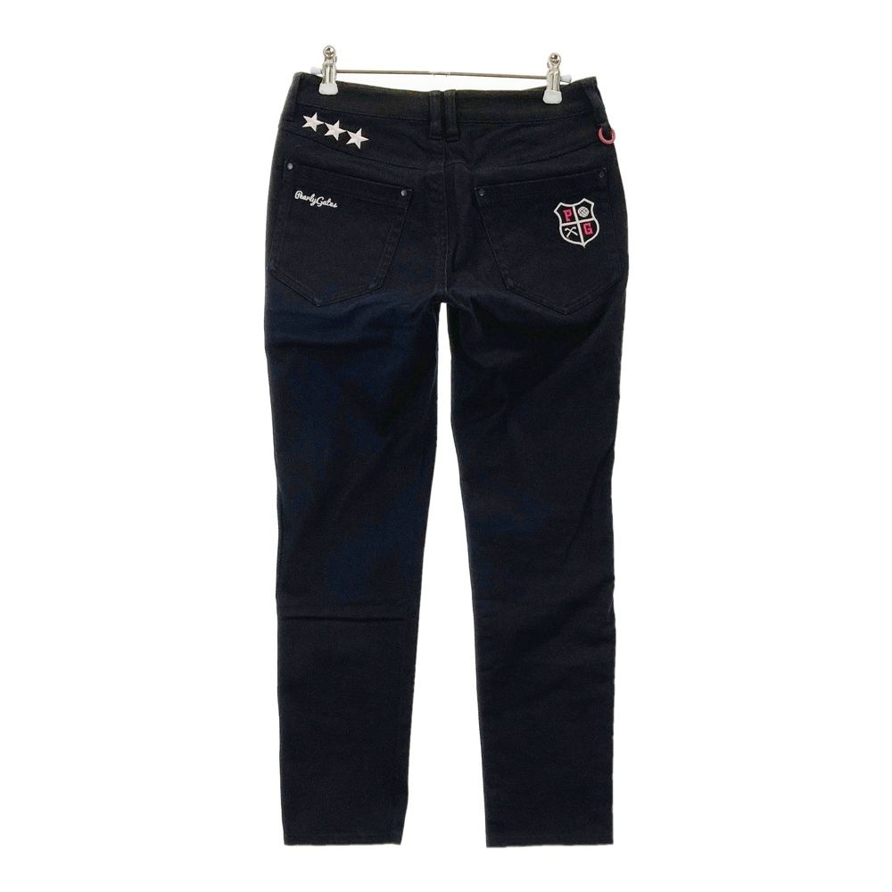 サイズ：0 PEARLY GATES パーリーゲイツ ストレッチパンツ ネイビー系