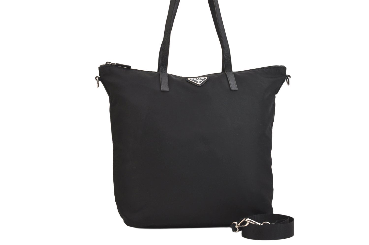 PRADA プラダ ヴィンテージ ナイロン レザー 2Way ショルダー クロス 