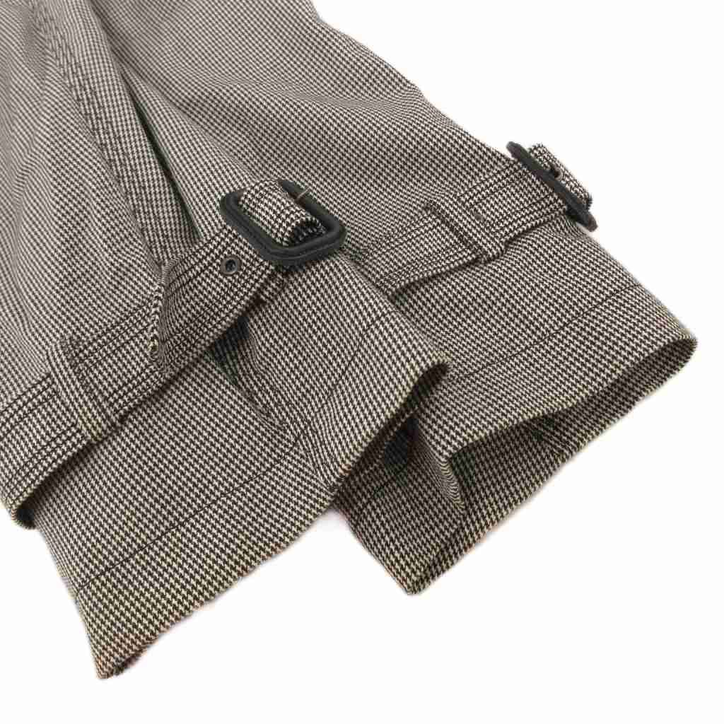 美品✨ バーバリーブラックレーベル トレンチコート シングル 千鳥格子柄 L バーバリーブラックレーベル BURBERRY BLACK LABEL トレンチコート