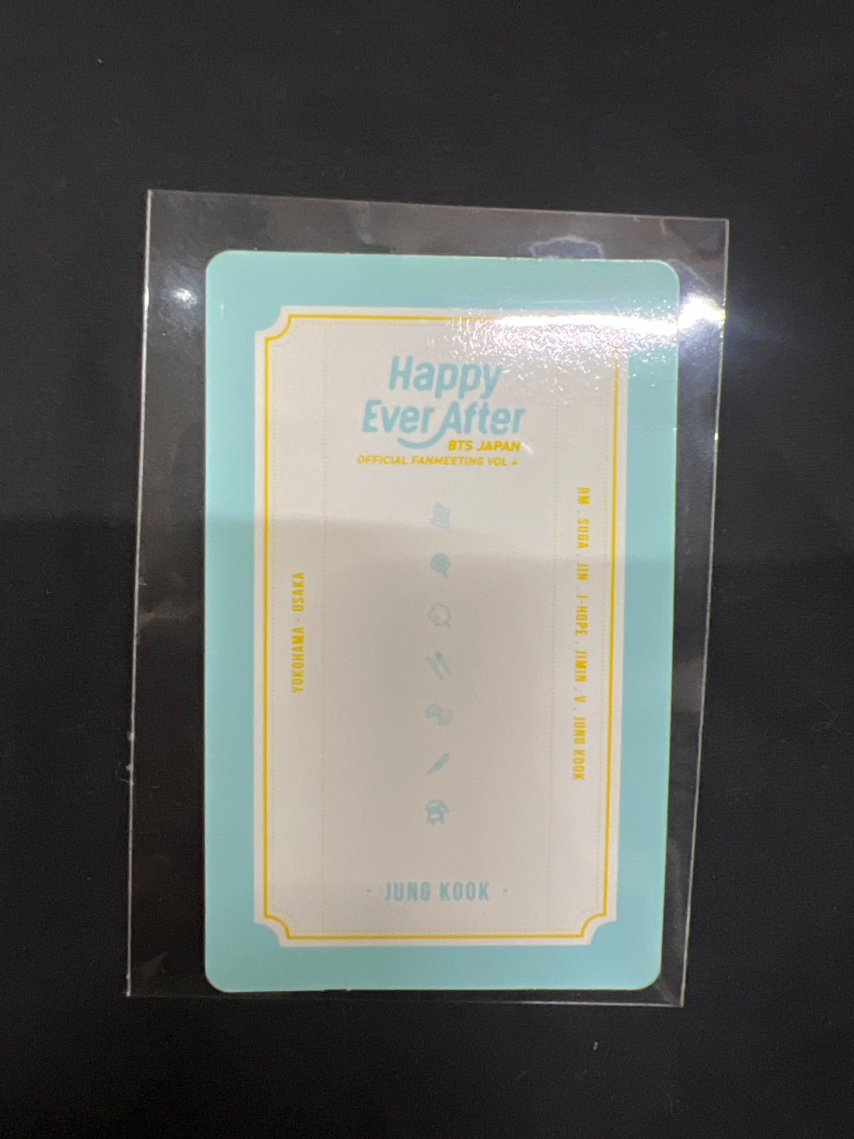 BTS ハピエバ ジョングク グク ファッション トレカ Happy ever after