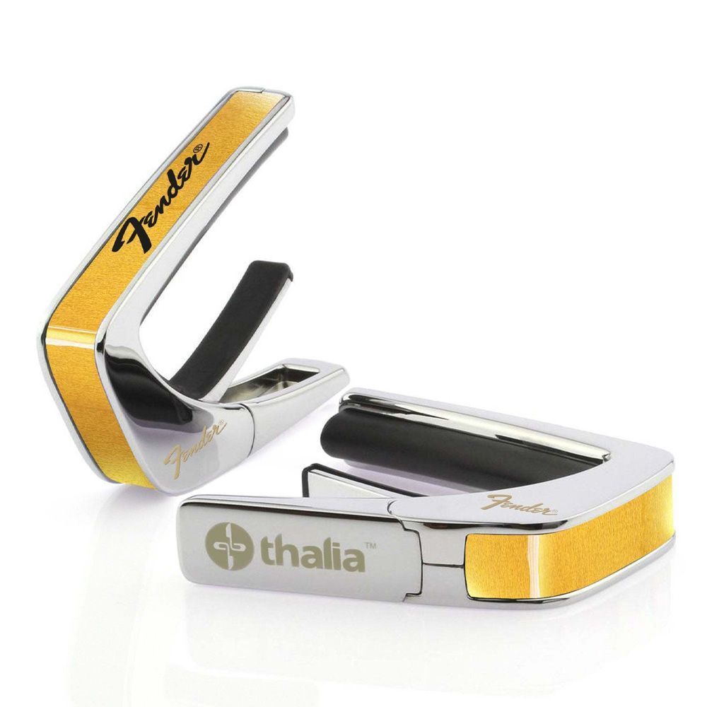 Thalia Capos ギターカポ Fender コラボモデル クローム仕上げ TH-FENCC-10 Maple 生産終了モデル・廃盤 アメリカ製【並行輸入】