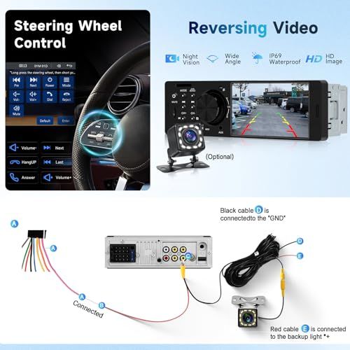  Hodozzy 1 DIN カーステレオ Bluetooth対応 CarPlay|Android Auto サポートカーオーディオ4インチタッチスクリーン MP 5プレーヤー FM|RDS|デュアルUSB|TF|AUX|急速充電機能付 190 b 720 f ソルト入れ ボウル その他 キッチン 食器