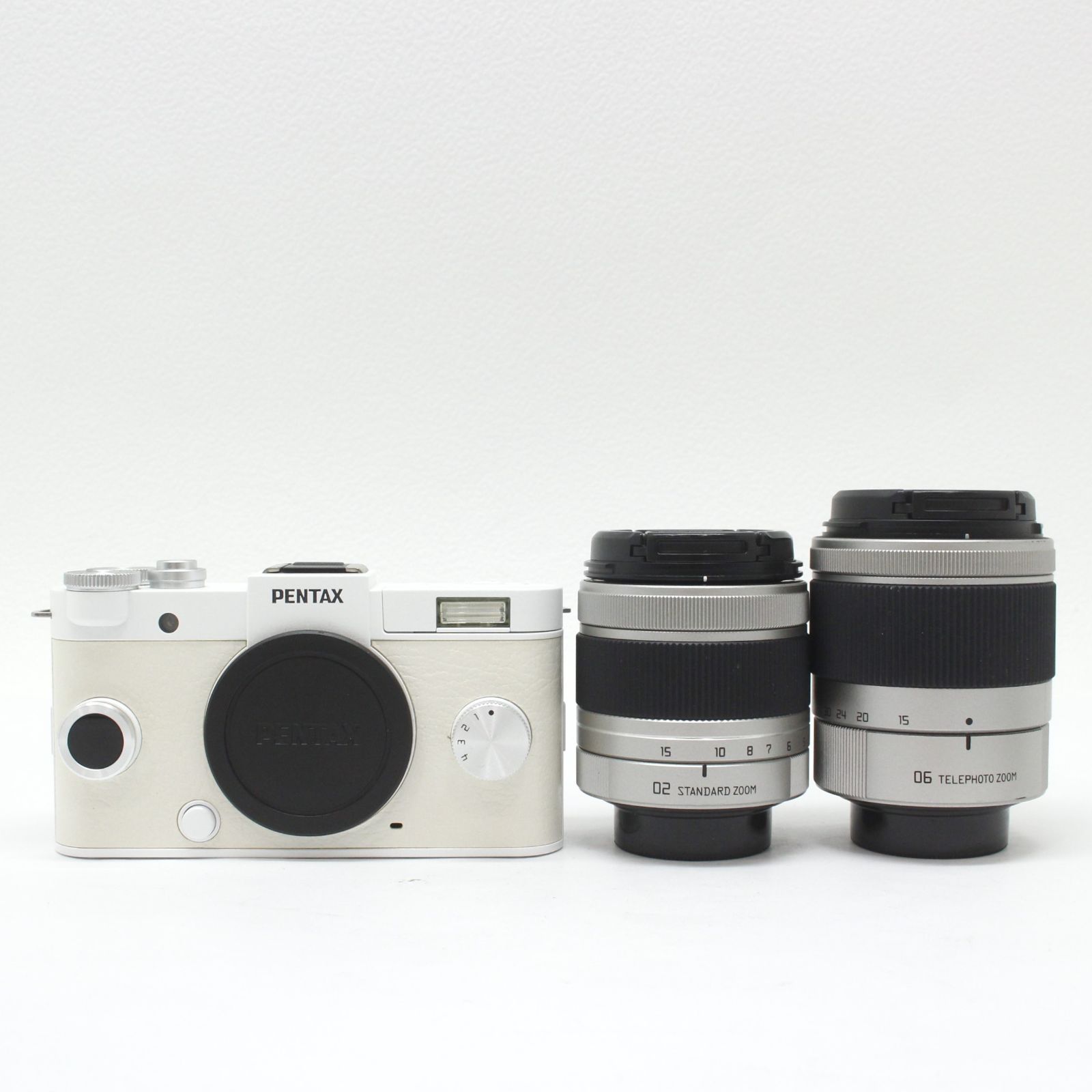 PENTAX Q-S1 ダブルズームキット （ピュアホワイト×クリーム） - メルカリ