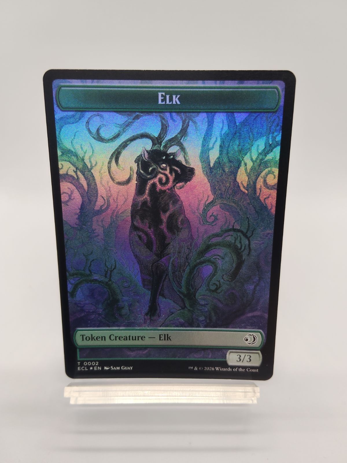 MTG】Foil 英語 大鹿 | 変わり谷 トークン / ELK | MUTAVAULT TOKEN