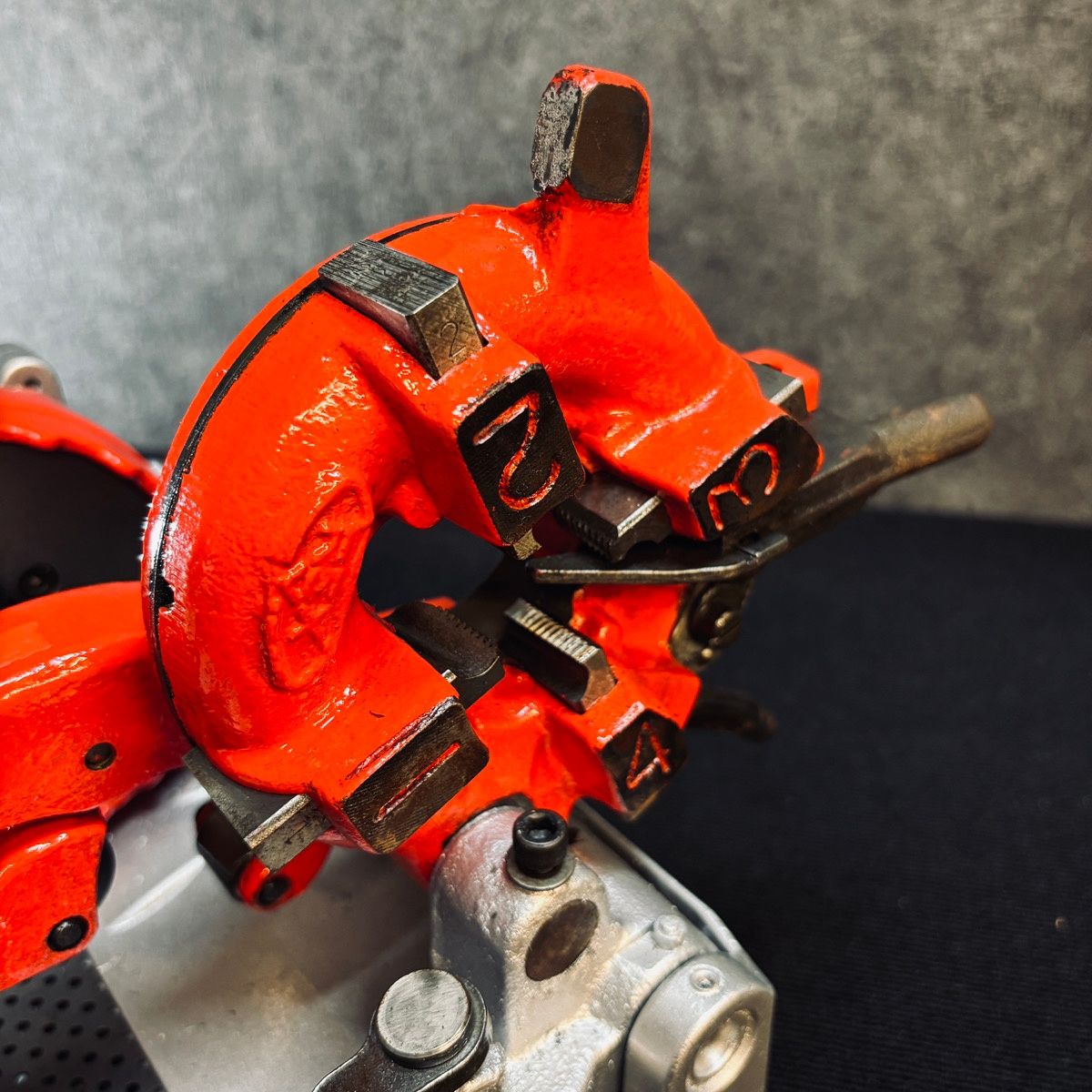 ☆REX N20AⅢ ねじ切り機 パイプマシン しぶろく君 100V レッキス ☆ REX レッキス しぶろく君 パイプマシン ねじ切り機 N20AⅢ ダイヘッド1