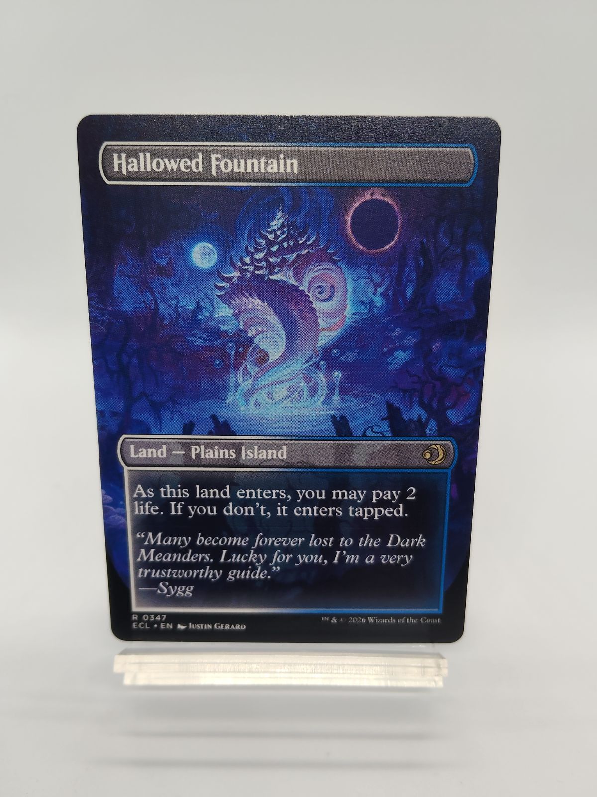 MTG】ボーダーレス 英語 神聖なる泉 / Hallowed Fountain / ECL