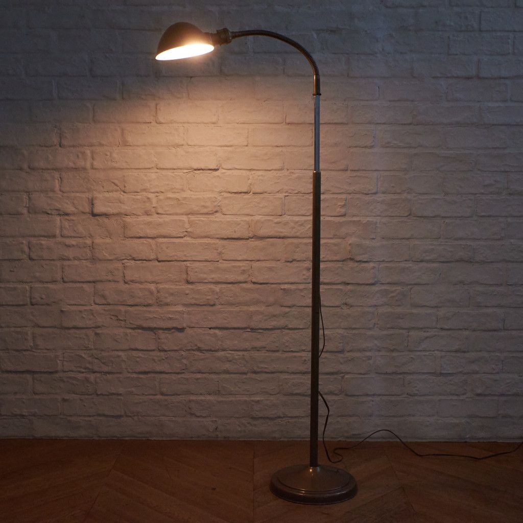 アメリカ ヴィンテージ フロアスタンド 工業系 インダストリアル 間接