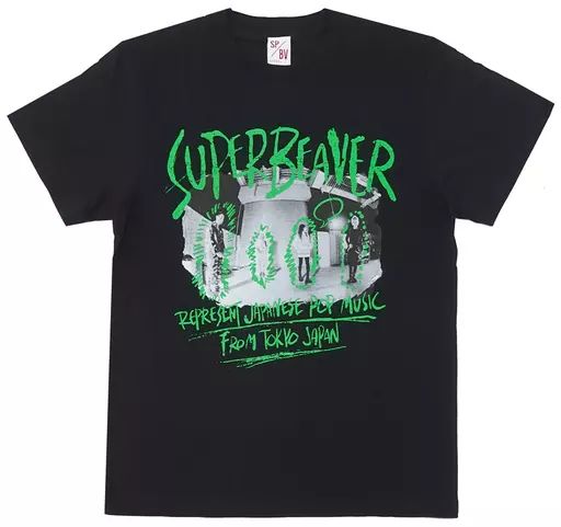中古】Tシャツ SUPER BEAVER 会員総会フォトTシャツ ブラック XLサイズ