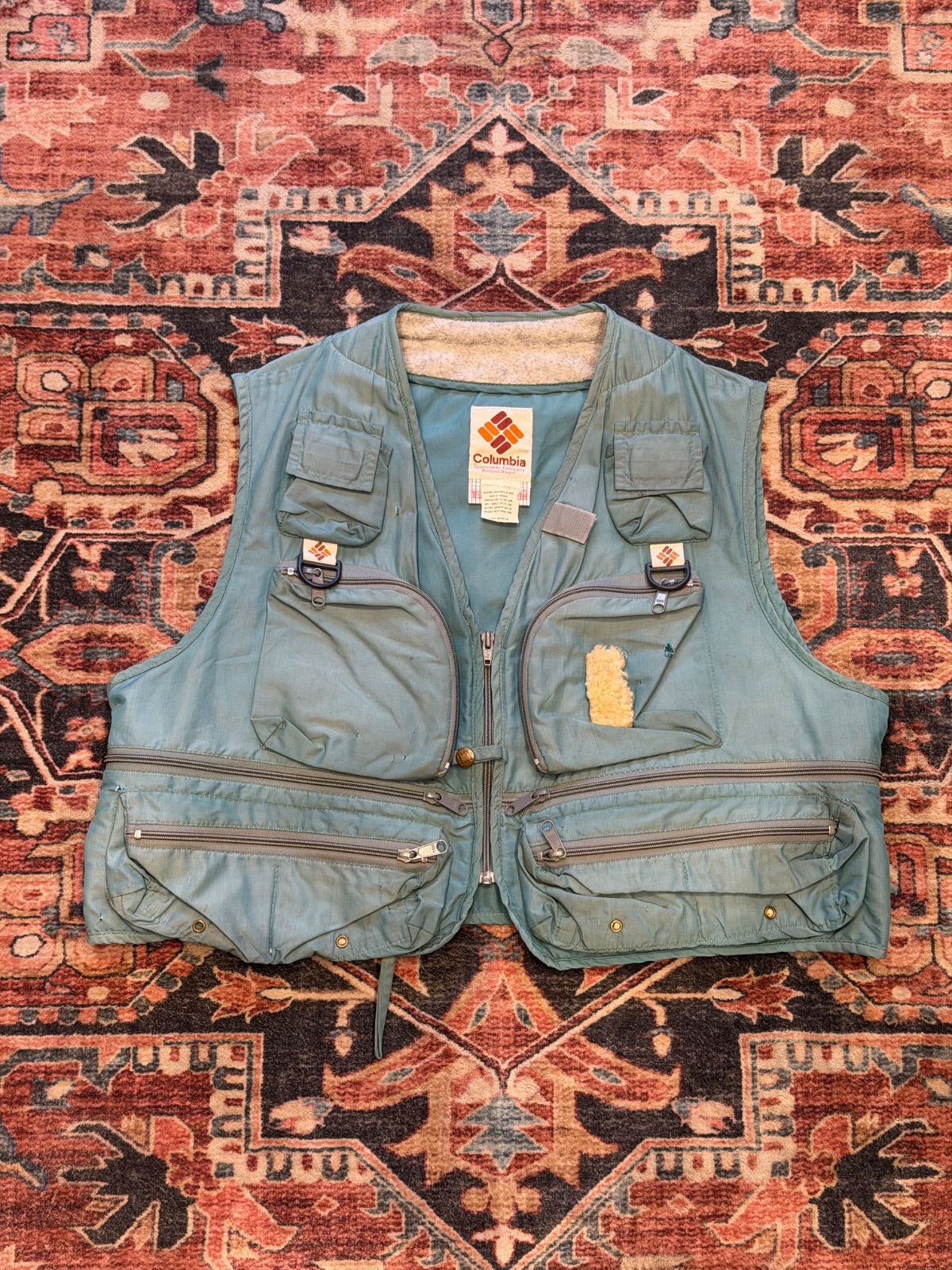 70's〜 USA製 / Columbia 】コロンビア TECHNICLOTH フィッシング