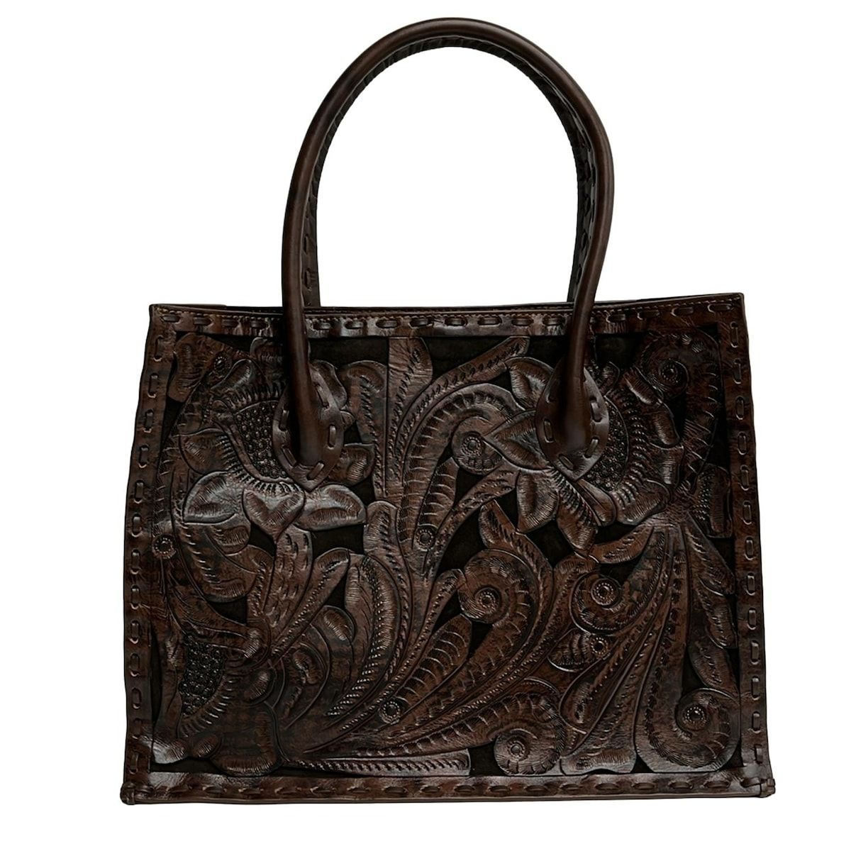 Carving Tribes(カービングトライブス) トートバッグ - ダークブラウン