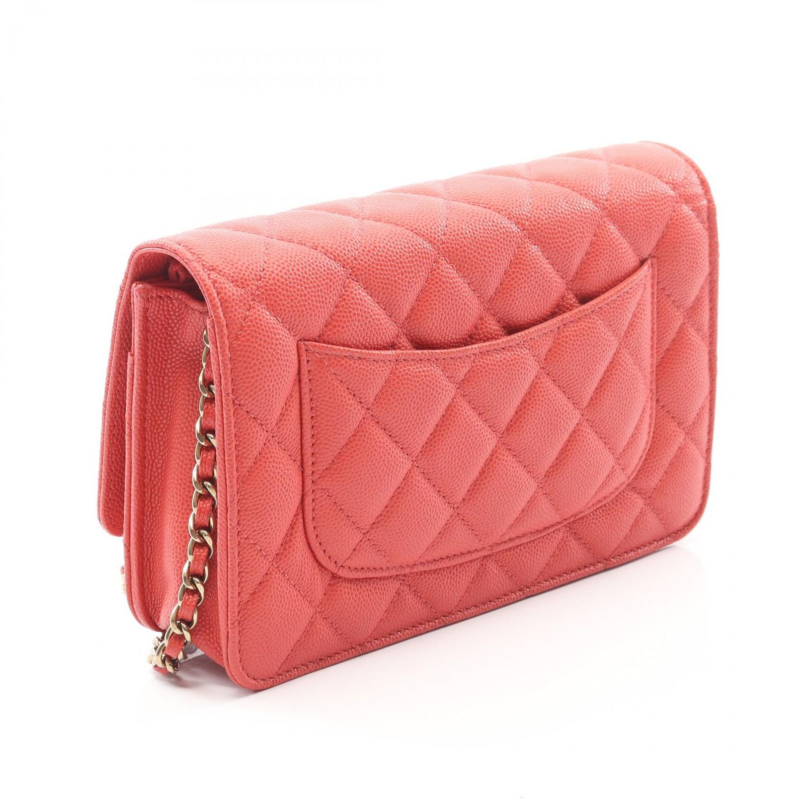 シャネル CHANEL ショルダーバッグ マトラッセ AP0250 コーラル 