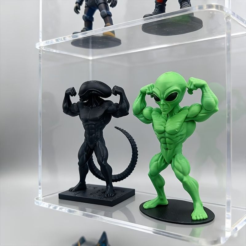 フィギュア マッスルエイリアン 10cm 宇宙人 筋肉 マッチョ 緑