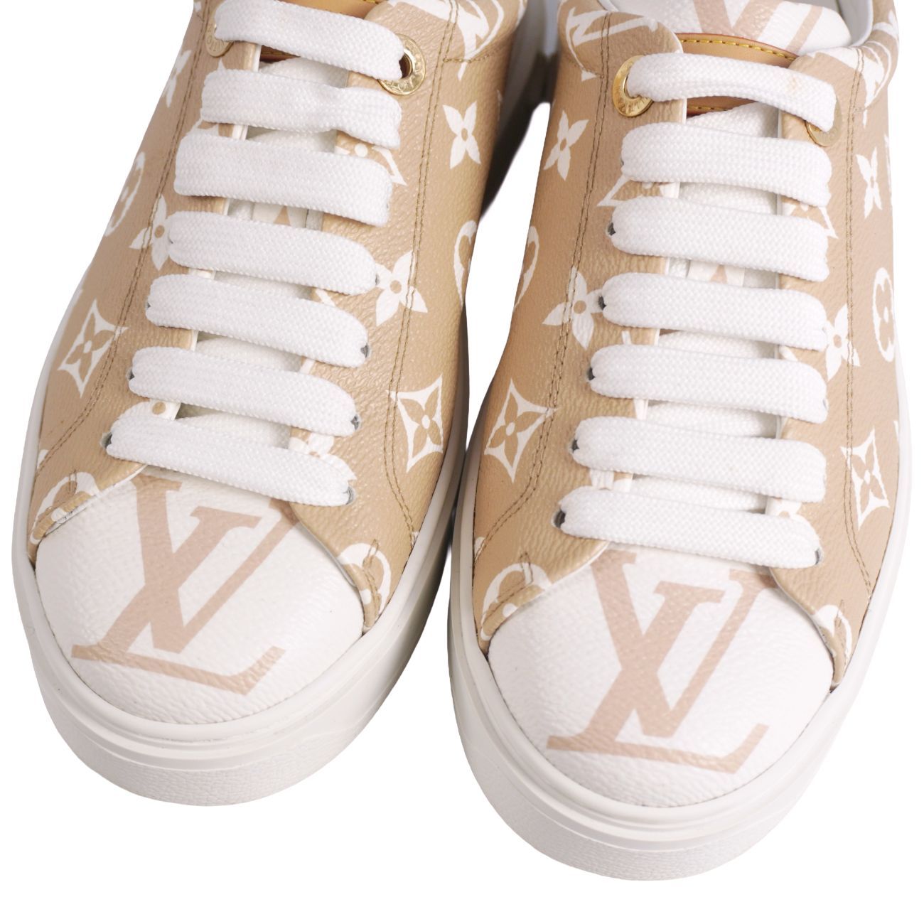 極美品 ルイヴィトン LOUIS VUITTON スニーカー タイムアウト モノ 