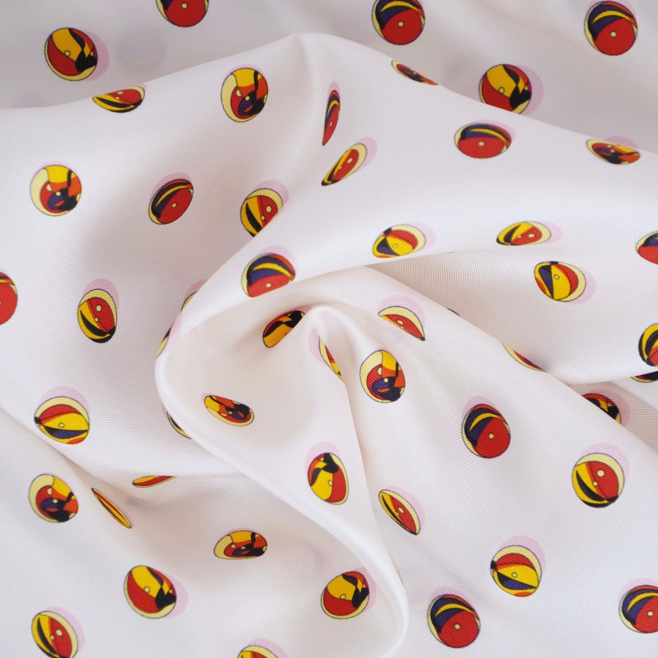 極美品 エルメス HERMES ワンピース 18SS ノースリーブ 総柄 シルク  