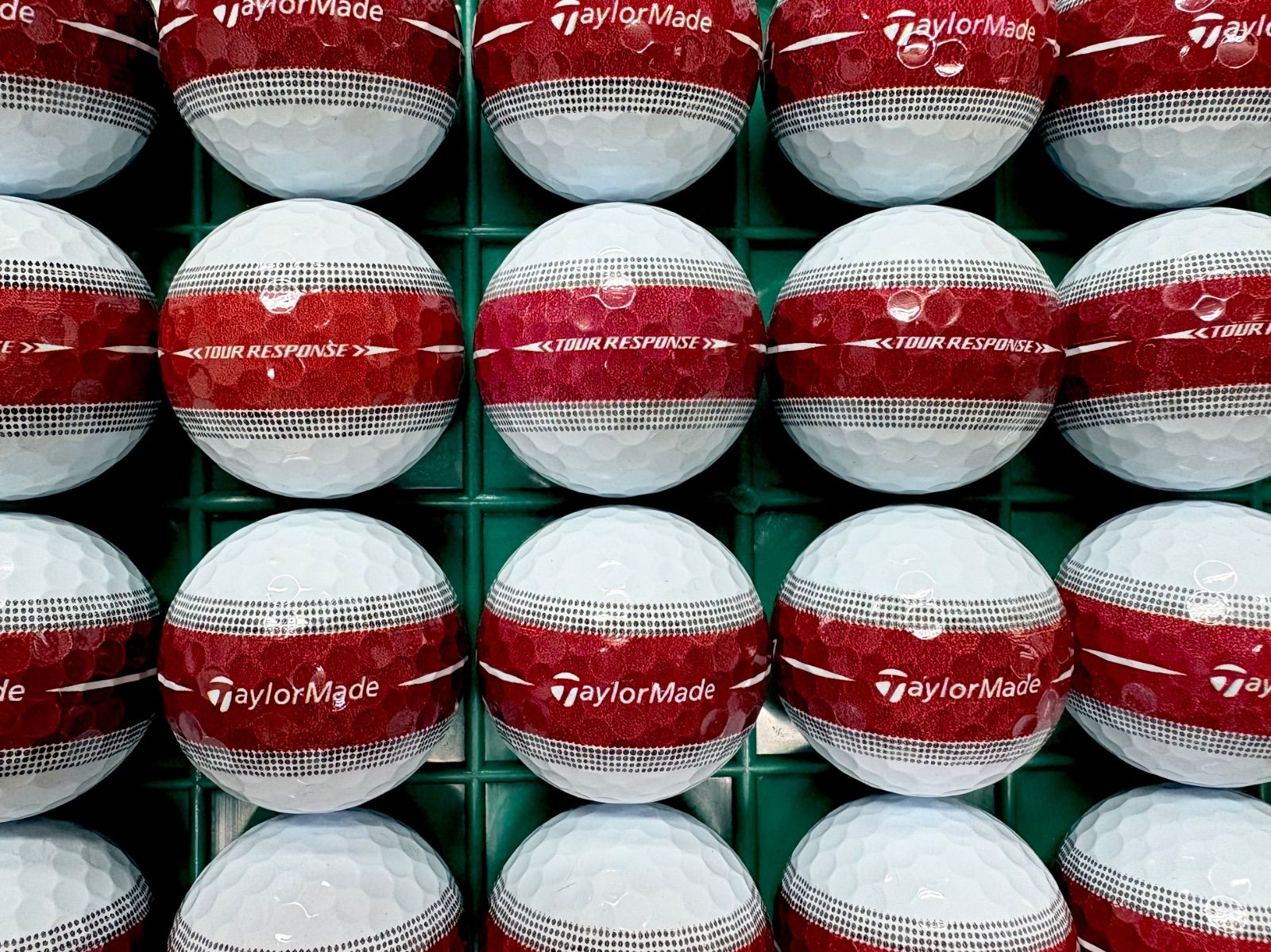 テーラーメイド ツアーレスポンス ストライプ 24球 Sランク ブラウン