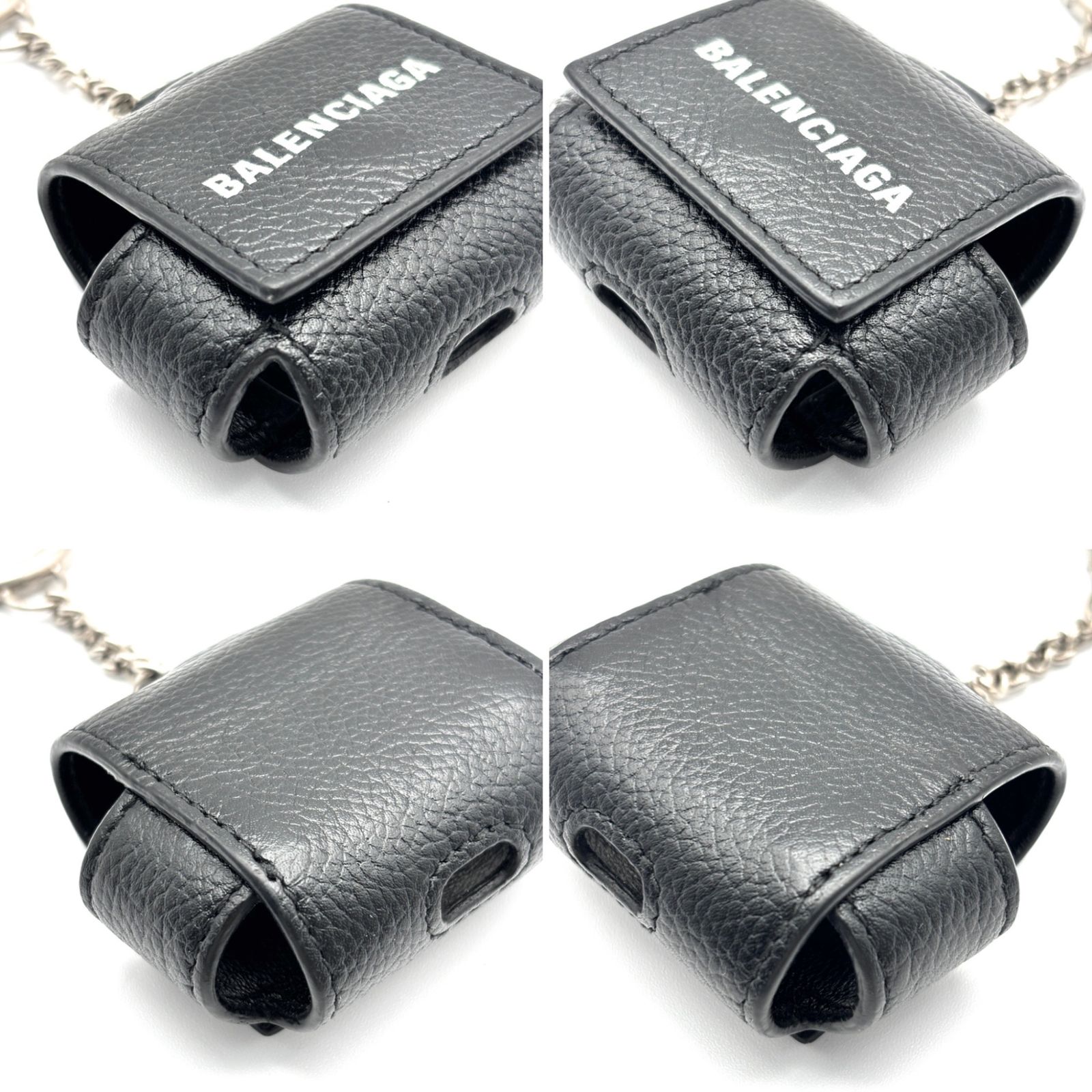 極美品・現行品 BALENCIAGA バレンシアガ AirPods Pro レザーケース