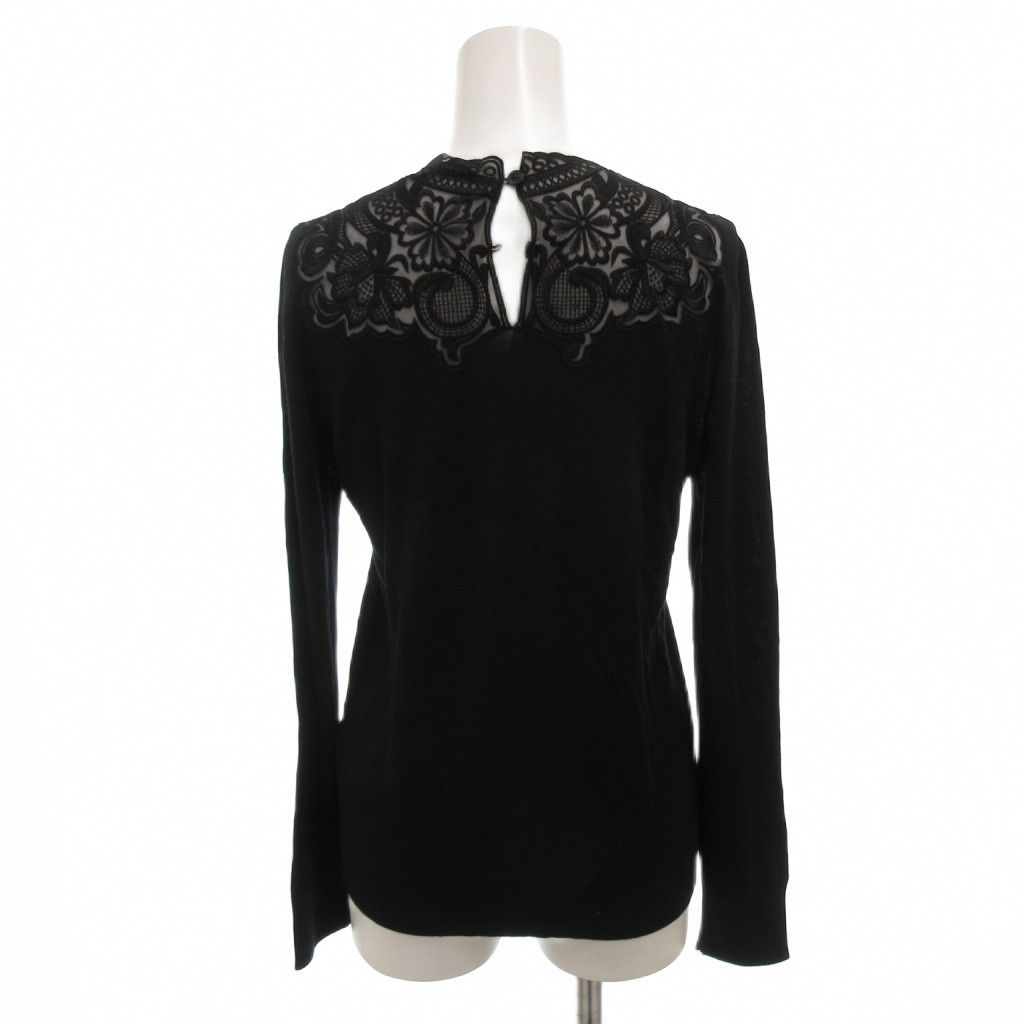 D&G ドルチェアンドガッパーナ　シルク カットソー / 黒 XL ドルチェ&ガッバーナ ドルガバ DOLCE&GABBANA Tシャツ カットソー 絹