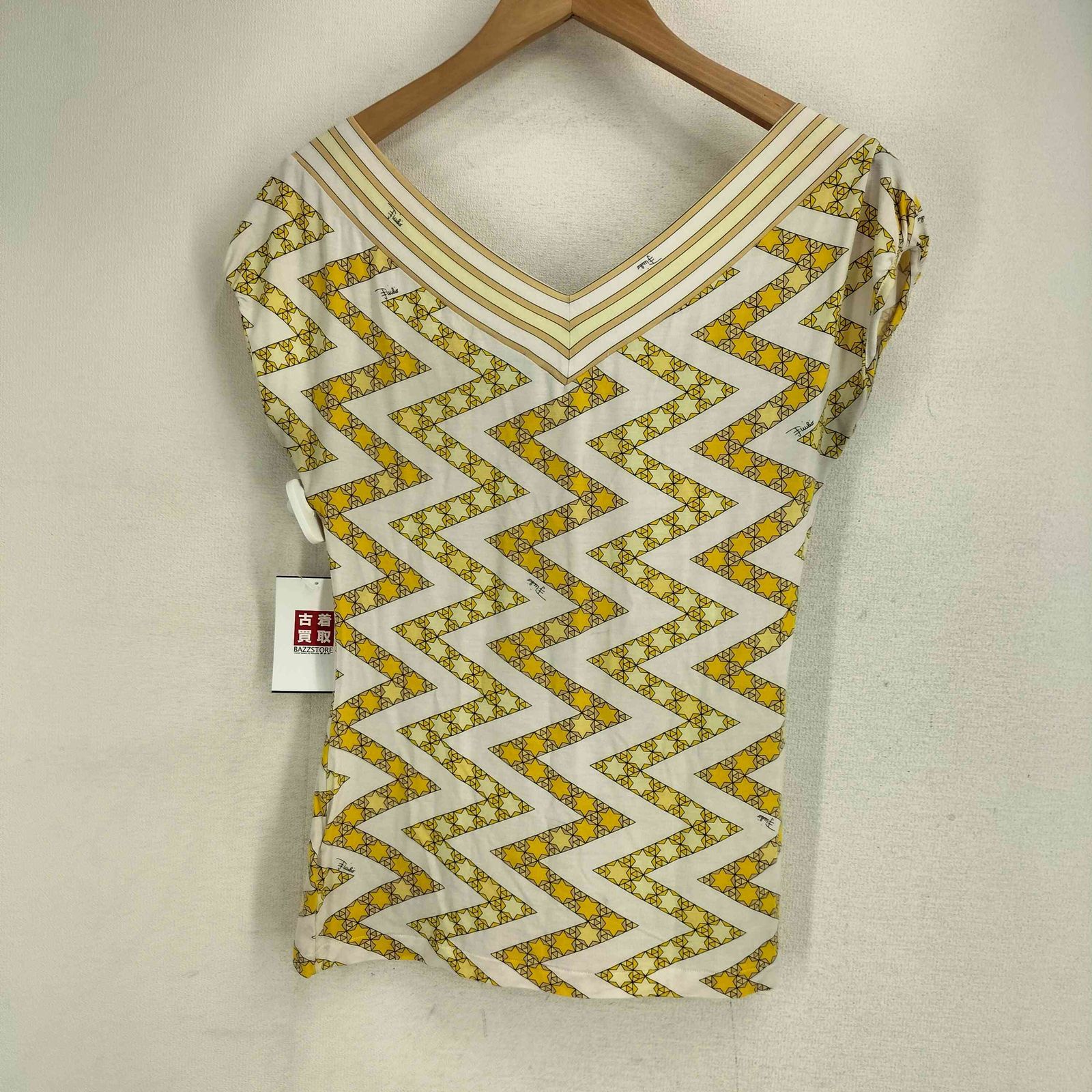 エミリオプッチ EMILIO PUCCI イタリア製 幾何学 ノースリーブ