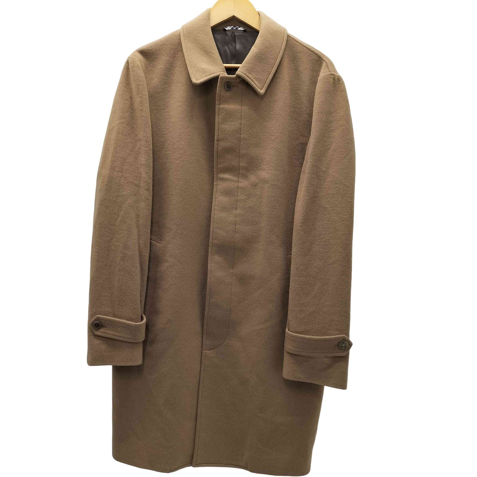 ニューヨーカー NEWYORKER カシミヤ混 ウール ステンカラー コート