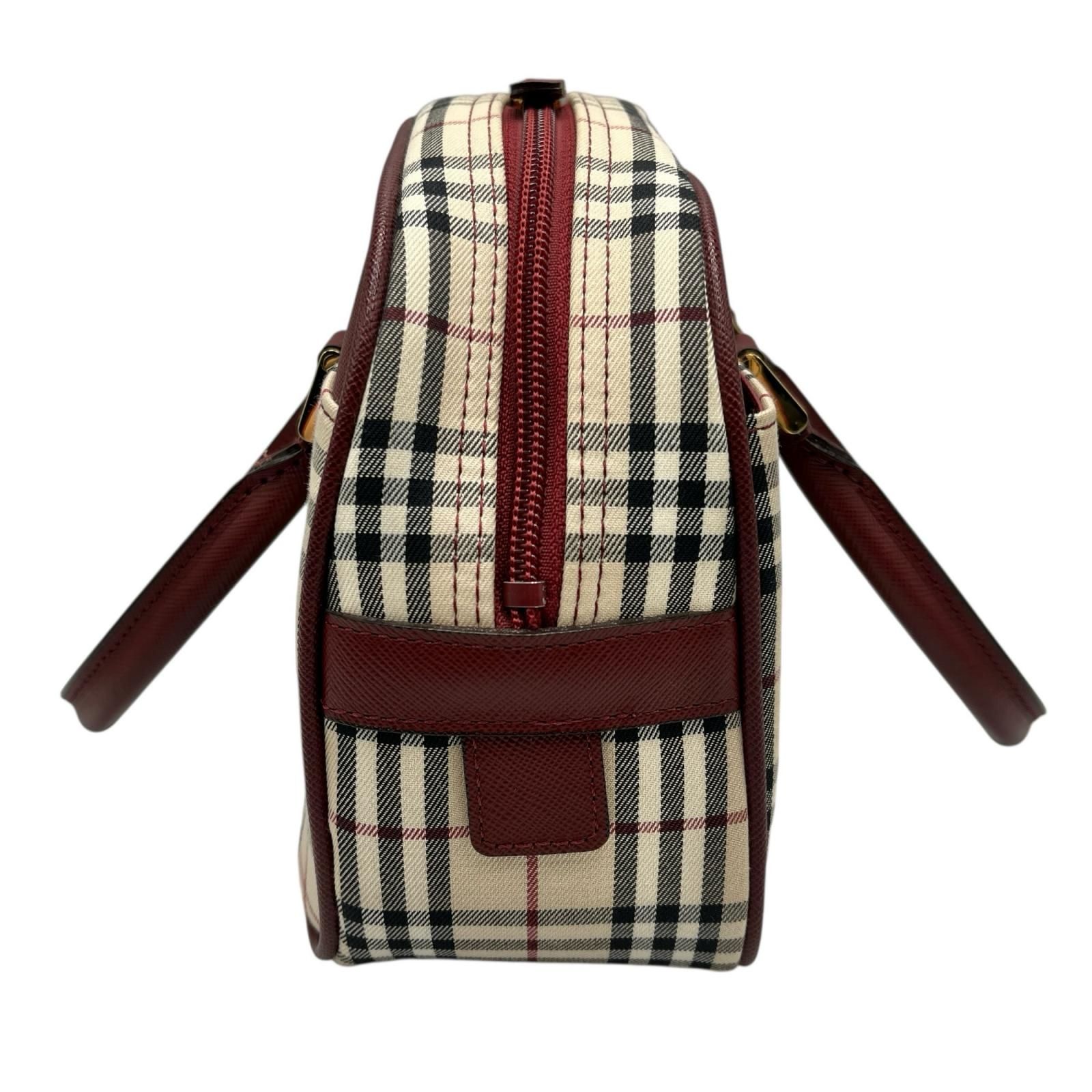 バーバリー BURBERRY ハンドバッグ ノバチェック ミニボストン