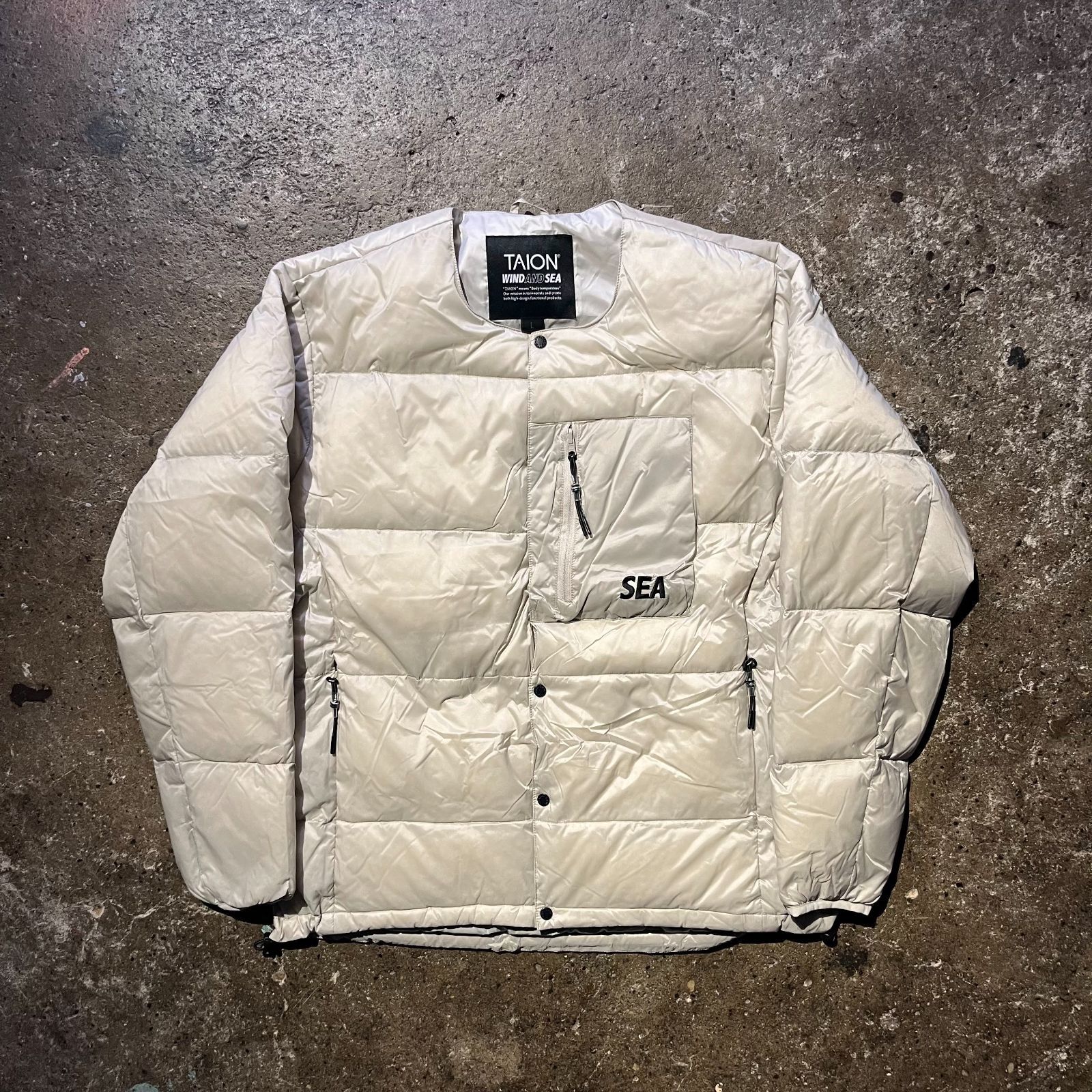 【新品】WIND AND SEA×TAIONインナーダウンSサイズ WIND AND SEA】 TAION x WDS INNER DOWN ⇒ ¥18,700- #windandsea