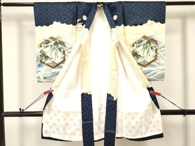 平和屋着物[]お宮参り 男の子 祝着 産着 初着 のしめ 鷹 鷲