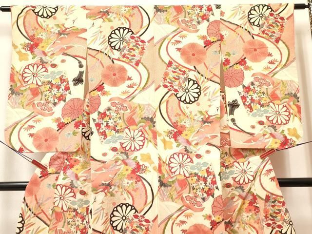 平和屋着物[]アンティーク 大正ロマン 七五三 女の子 7歳 祝着 四つ身