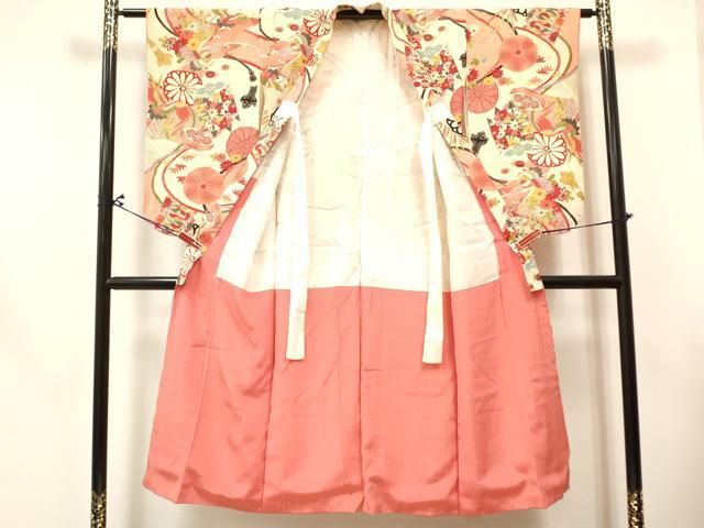 平和屋着物[]アンティーク 大正ロマン 七五三 女の子 7歳 祝着 四つ身