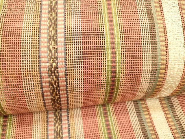 平和屋着物＊夏物 八寸名古屋帯 間道 正絹 逸品 DABB3639cm 【公式通販】
