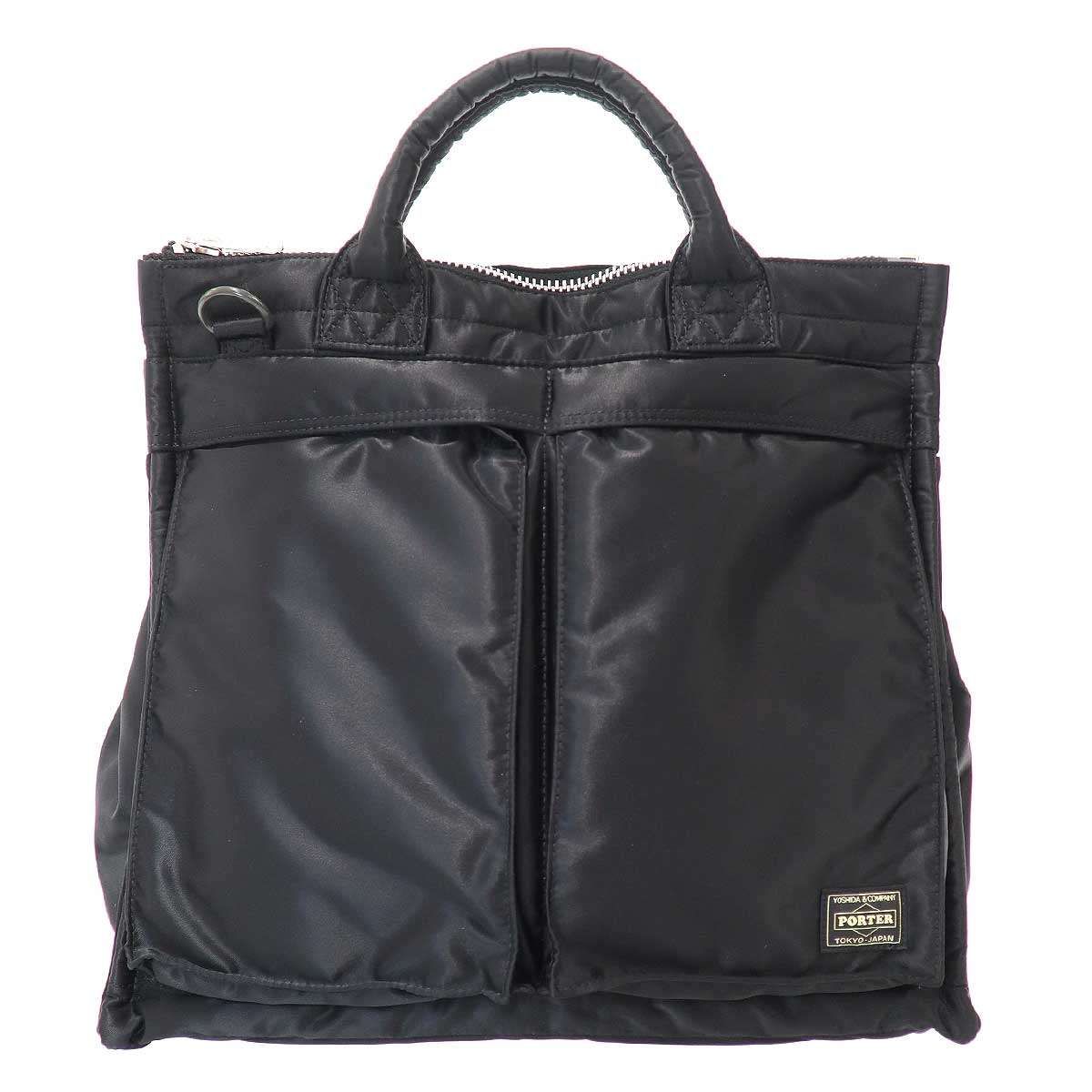 PORTER ポーター TANKER SQUARE TOTE BAG L 2WAYスクエアトートバッグ