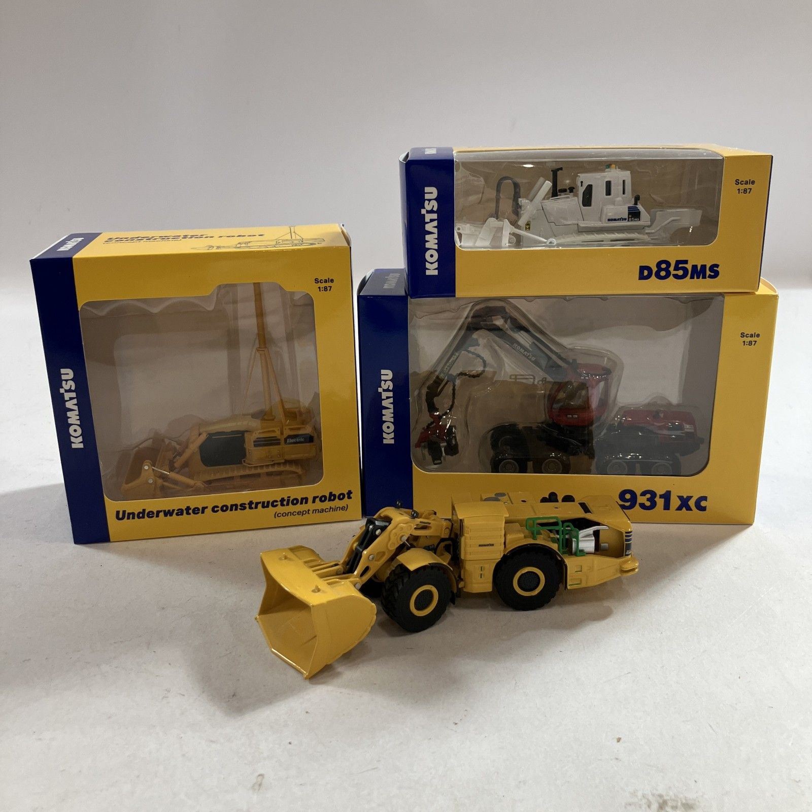 ☆ KOMATSU コマツオリジナルミニチュア ミニカー 非売品 4点 まとめ